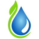 Image da logo da SAEMAP: Uma gota d'água